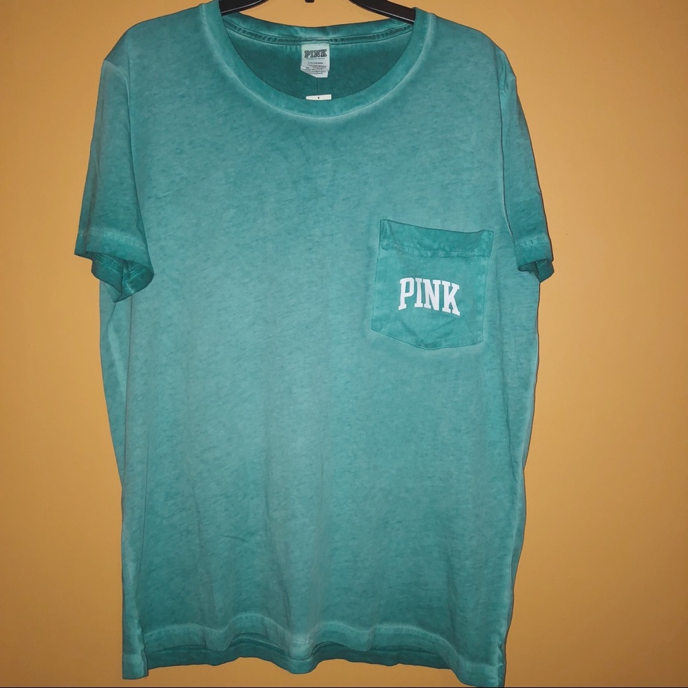 Green Victoria’s Secret PINK shirt